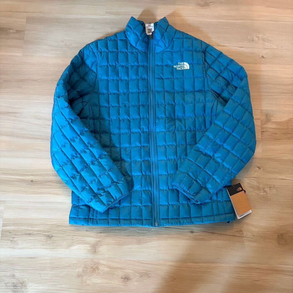 The North Face Men's ThermoBall Insulated Jacket - Digital Steel Large Blue